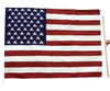 Lenora Joe, American Flag, Pictorial, Navajo Handwoven, 40" x 54"