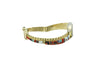Julian Arviso, Watch Bracelet, 14k Gold, Multi Stone, Navajo Handmade, 7