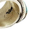 Gary Reeves, Old Style Ring, Kingman Turquoise, Silver, Navajo Handmade, 7
