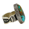Tommy Jackson, Ring, Pilot Mountain Turquoise, Sterling Silver, Navajo Made, 10