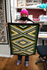 Kaylsey Sorrell, Eye Dazzler, Navajo Handwoven Rug, 35” x 28”