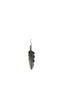 Chris Charley, Earrings, Eagle Feather, Sterling Silver, Navajo Handmade, 3"