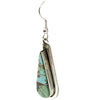 Steve Francisco, Earrings, Turquoise Mountain, Channel Inlay, Navajo, 2 1/4"