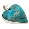 Mildred Parkhurst, Pendant, Kingman Turquoise, Navajo Handmade, 1 15/16"