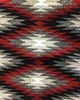 Isabelle John, Navajo Handwoven Rug, Eye Dazzler, 56” x 28”