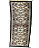 Irene Begay, Navajo Handwoven Rug, Eye Dazzler, 99” x 46”