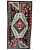 Louise Begay, Navajo Handwoven Rug, Ganado Red, Pictorial, 95” x 48”