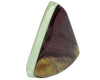 Fred Begay, Pierced Earrings, Purple Spiny Oyster Shell, Navajo Handmade, 1"