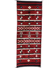 Bessie Yazzie, Chief Blanket, Navajo Handwoven Rug, 68” x 26”