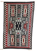 Charlene Begay, Storm Pattern, Navajo Handwoven Rug, 88” x 55”