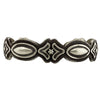 Thomas Jim, Bracelet, Stackable, Silver Applique, Navajo Handmade, 6 5/8"