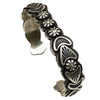 Thomas Jim, Bracelet, Stackable, Silver Applique, Navajo Handmade, 6 3/4"