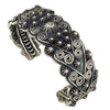 Sunshine Reeves, Bracelet, Filigree Design, Silver, Navajo Handmade, 6 1/2"