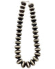 Monica Smith, Necklace, Sterling Silver, Handmade Beads, Navajo Handmade, 22"