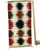 Faye Peterson, Gallup Throw Rug, Handwoven, Cotton, Wool, 38” x 19”