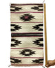 Gloria Francisco, Gallup Throw Rug, Handwoven, Cotton, Wool, 36” x 19”