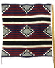 Louise Tsosie, Chief Blanket, Navajo Handwoven Rug, Wool, 28 ¼” x 26 ¼”