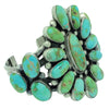 Freddie Maloney, Bracelet, Sonoran Gold Turquoise, Cluster, Navajo Handmade, 7"