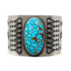 Edison Sandy Smith, Revival Bracelet, Kingman Turquoise, Navajo Handmade, 7"
