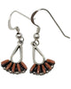 Mildred Ukestine, Necklace, Earrings, Mediterranean Coral, Zuni Made, 19 1/2"
