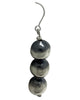 Treva Jim, Navajo Pearl Necklace, Earrings, Handmade Beads, Antiques 30"