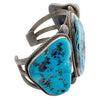 Navajo Handmade Bracelet, Sleeping Beauty Turquoise, Circa 1980s, 7 5/8”