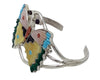 Tamara Pinto, Bracelet, Butterfly, Multi Stone, Silver, Zuni Handmade, 6 3/8"