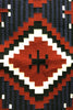 Isabell John, Chief Blanket, Crosses, Navajo Handwoven Rug, 61” x 40”
