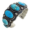 Shawn Cayatineto, Bracelet, Sonoran Rose Turquoise, Navajo Handmade, 6 3/4"