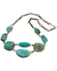 Marcella James, Necklace, Nevada Turquoise, Navajo Handmade, Adjustable, 22”