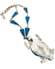 Hank Whitethorn, Necklace, Horned Toad, Turquoise, Navajo Handmade, 30"