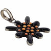 Devin Brown, Cluster Pendant, Black Onyx, Spiny Oyster Shell, Navajo, 3 3/8"