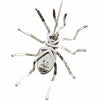 Effie Spencer, Pin, Spider, Sterling Silver, Navajo Handmade, 2 1/4" x 2"