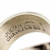 Julian Chavez, Ring, Turquoise Mountain, Silver, Navajo, 12 1/2
