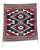 Rosebell Nez, Navajo Handwoven Rug, Two Face Pattern, 22 1/2" x 18 1/2”
