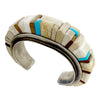 Lester James, Bracelet, Inlay, Iron Wood, Turquoise, Navajo Handmade, 6 3/4"