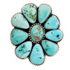 Tonya June Rafael, Adjustable Ring, Royal Blue Royston Turquoise, Navajo Made