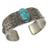 Edison Sandy Smith, Bracelet, Royal Blue Royston Turquoise, Navajo Made, 6 7/8"