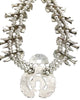 Vie Bobelu, Squash Blossom Necklace, Earrings, Turquoise, Zuni Handmade, 26"