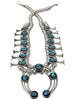 Phil, Lenora Garcia, Necklace, Earrings, Shadow Box, Turquoise, Navajo, 19"