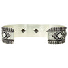 Herman Smith, Bracelet, Diamond Pattern, Stamping, Navajo Handmade, 7 3/8"
