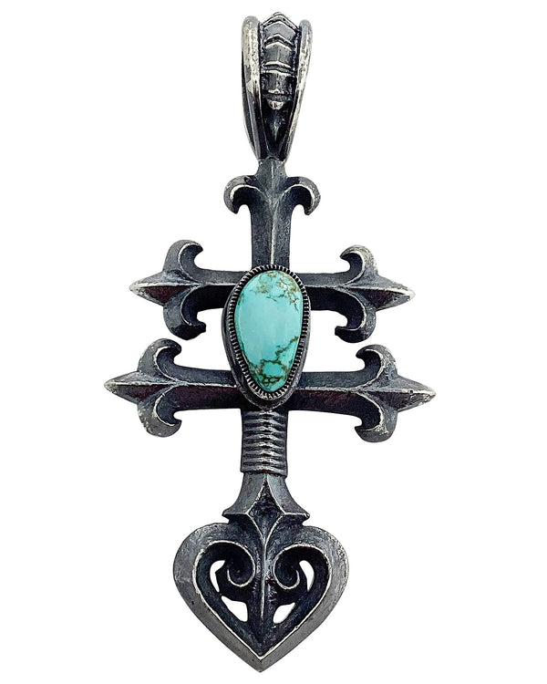 Floyd Parkhurst, Pendant, Dragonfly, Sonoran Gold Turquoise, Navajo Made, 3 1/2