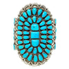 Justin, Eunise Wilson, Bracelet, Circa 1980s, Kingman Turquoise, Navajo, 6 3/4"