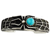 Philander Begay, Tufa Bracelet, Spider, Web, Turquoise, Navajo Made, 6 1/8"