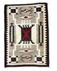 Betty Nez, Storm Pattern, Navajo Handwoven Rug, 52” x 36”