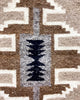 Navajo Handwoven Rug, Two Grey Hills, Circa 1960s, 23” x 21 1/2", Weaver Unknown