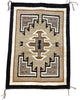 Navajo Handwoven Rug, Two Grey Hills, Circa 1960s, 23” x 21 1/2", Weaver Unknown