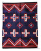 Theresa Begay, Chief Blanket, Navajo Handwoven Rug, 57” x 43”