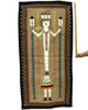 Norah Bitah, Pictorial, Yei’, Navajo Handwoven Rug, Wool, 72” x 37”