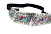 Tommy Jackson, Fashion Belt, Multi Stone Inlay, Silver, Navajo Handmade, 3 Pcs